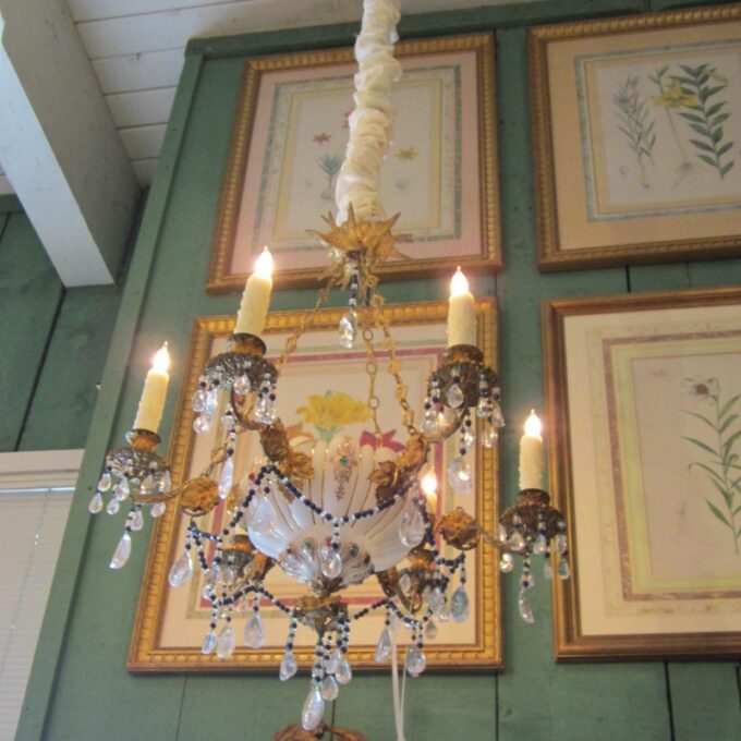 Beautiful Baltic Rock Crystal Chandelier - Image 2