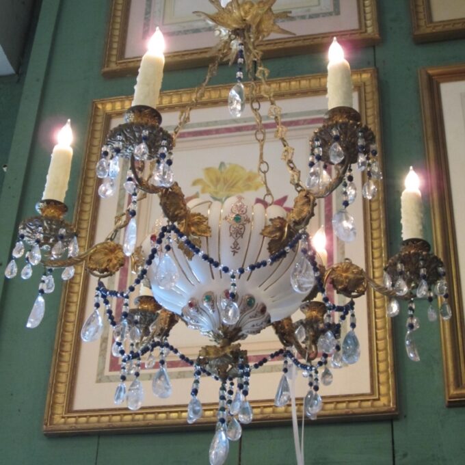 Beautiful Baltic Rock Crystal Chandelier - Image 3