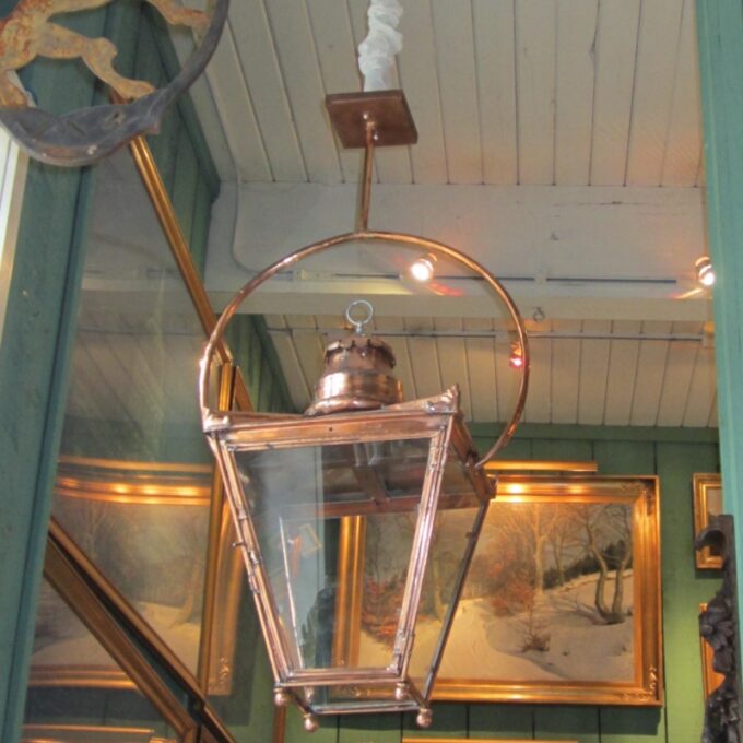 Beautiful Louveciennes  Copper Lantern - Image 4