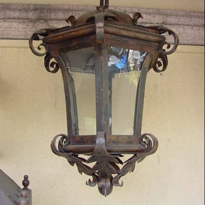 French Regence Provencale Style Hanging Lanern