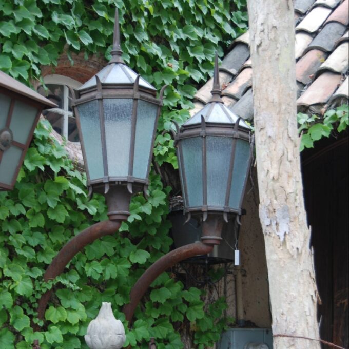 Pair Of Large Street Lanterns