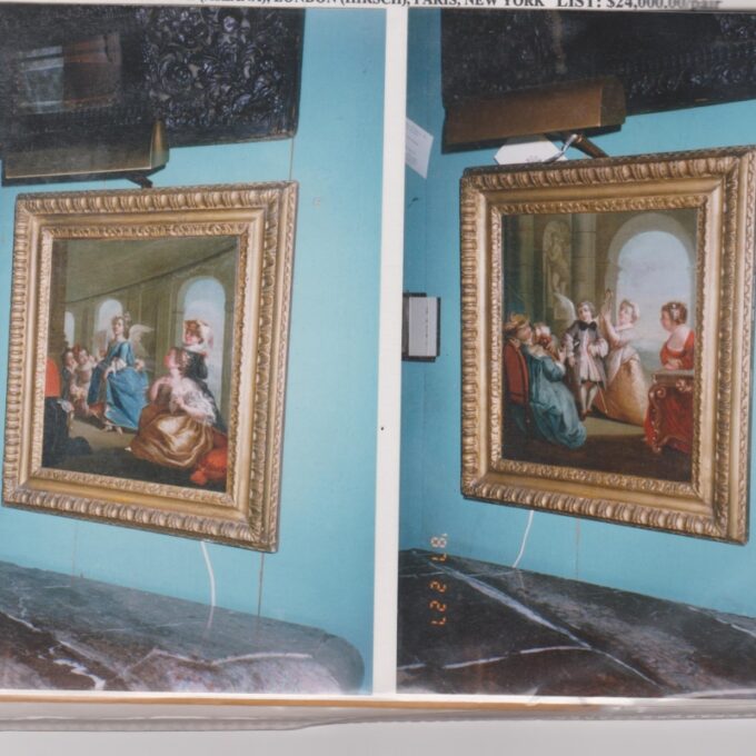 A Very Fine Pair Of Portraits By Joseph Frans Nollekens - Image 3