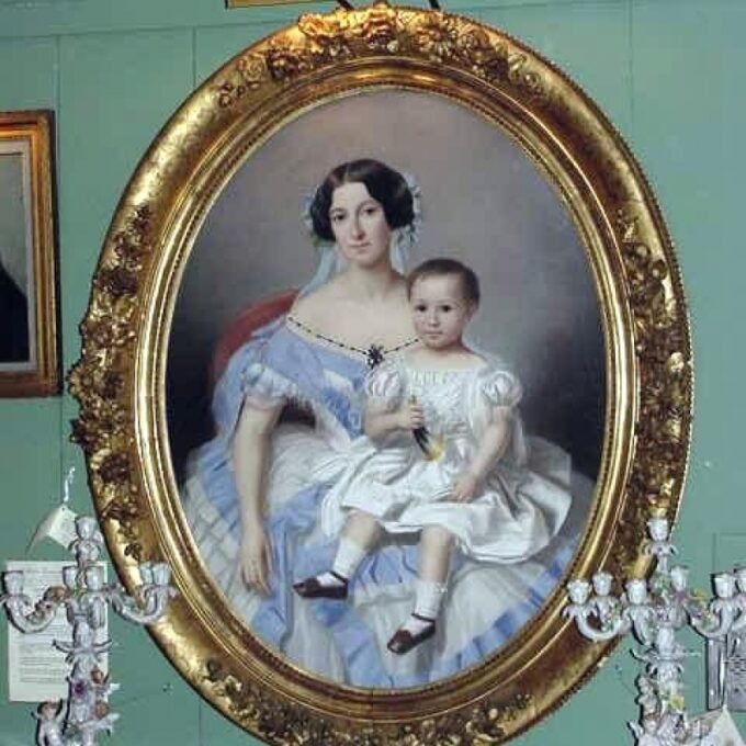 "Portrait Of A Lady And Child" By Franz Xavier Winterhalter