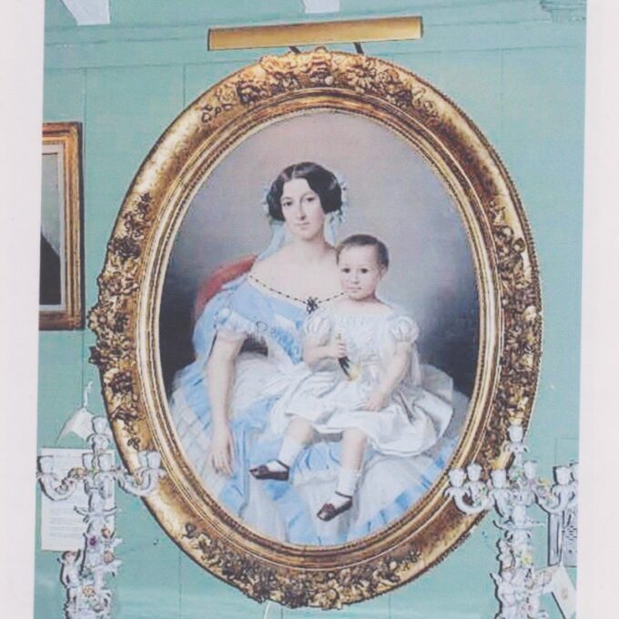 "Portrait Of A Lady And Child" By Franz Xavier Winterhalter - Image 2