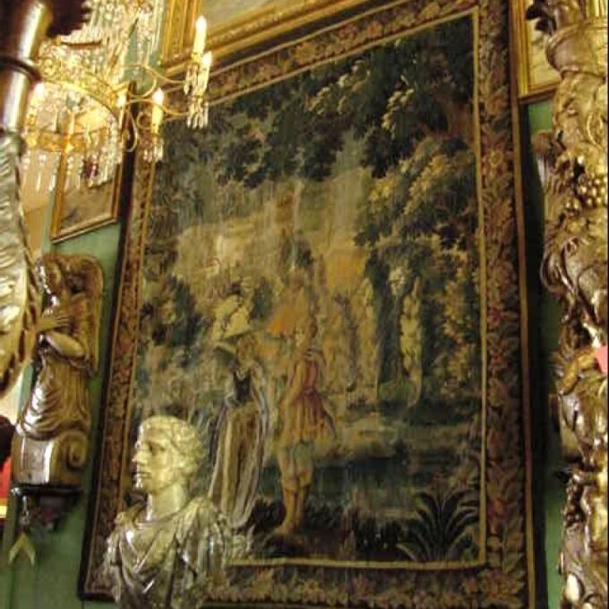 A Franco Flemish 18th Century Verdure Tapestry