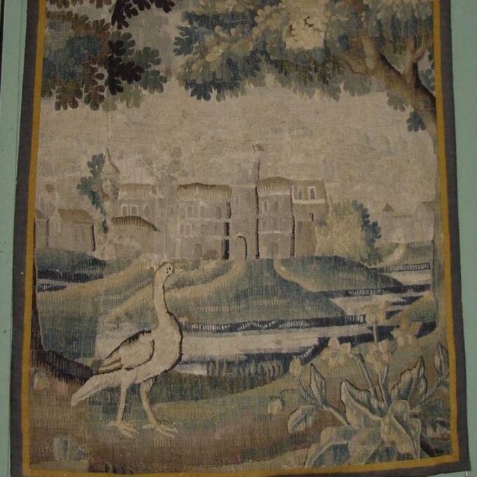 Decorative 18th Century Tapestry Fragment