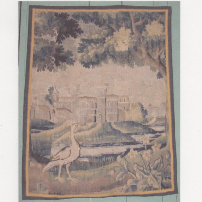 Decorative 18th Century Tapestry Fragment - Image 2
