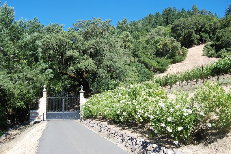 18th Century Entrance Gate, Two Pillars of Stone and Bricks. Crowned by Two 18th Century Basket Of FruitsThe Iron Work of the Gate, is Early 19th C.