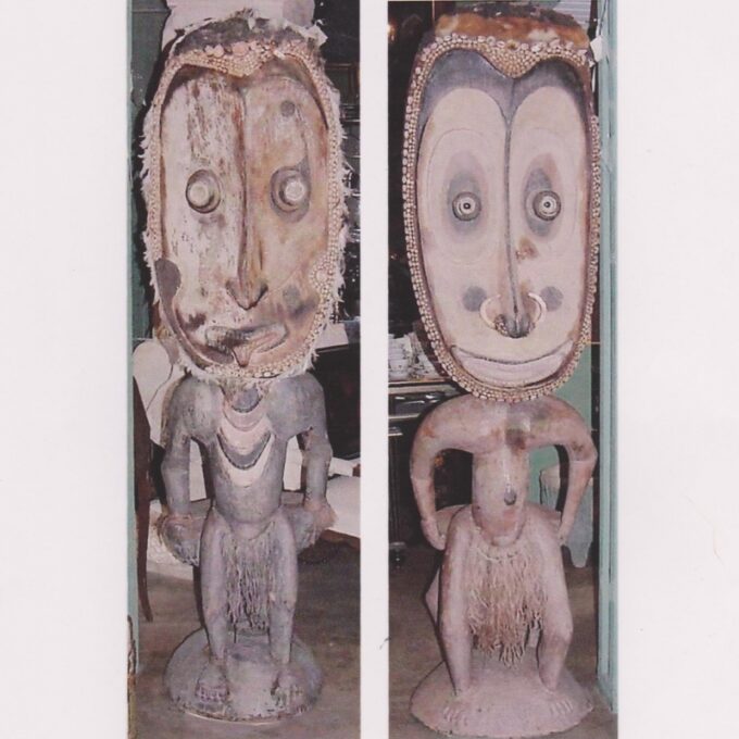 Very Rare Pair Of 20th Century Orator's Stools - Image 2