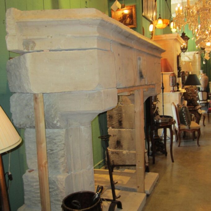 Large 15th Century Gothic Fireplace