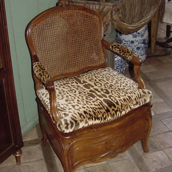 An 18th Century Louis XV Chaise Percee