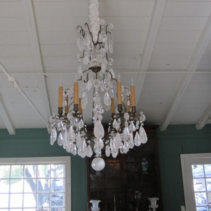 18th Century Louis XV Chandelier 8-Light - Image 2