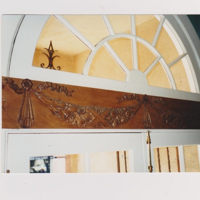 A Beautifully carved 18th Century Wood Overdoor