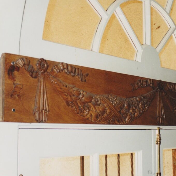 A Beautifully carved 18th Century Wood Overdoor - Image 2