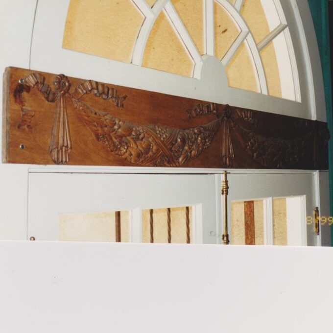 A Beautifully carved 18th Century Wood Overdoor - Image 3