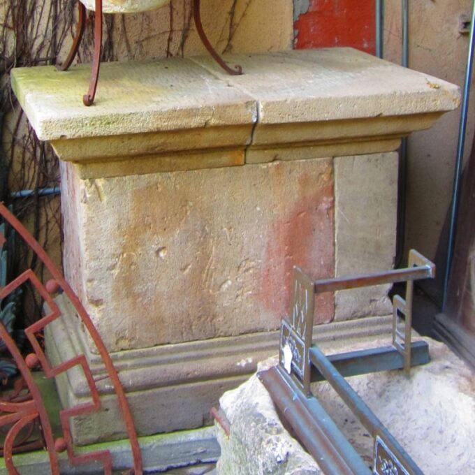19th Century Stone Plinth