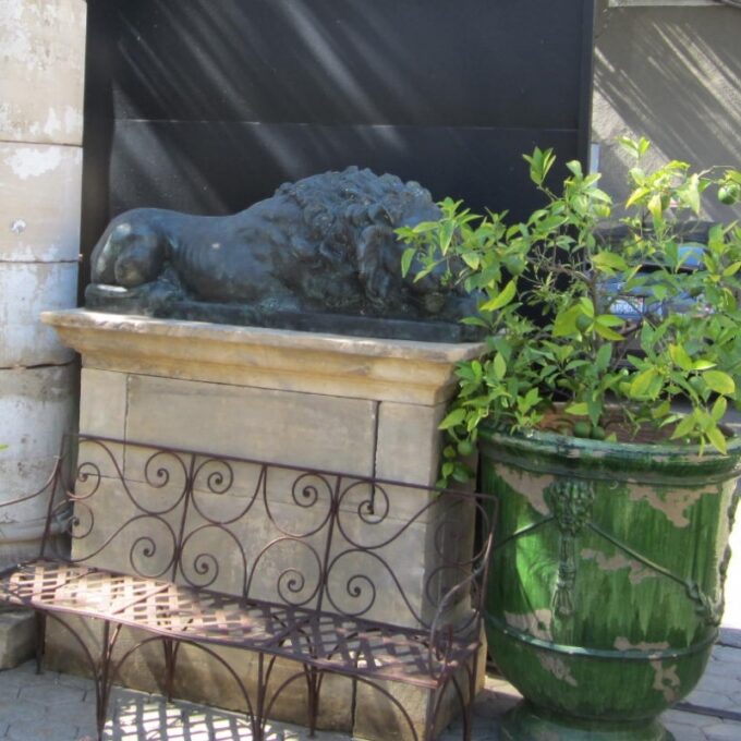 Very Large Pair Of Limestone Pedestals - Image 3