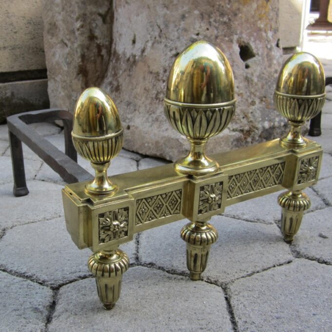 Beautiful Pair Of 18th Century Louis XVI Chenets