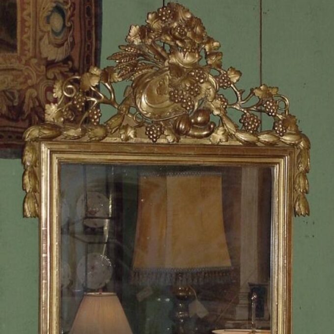 Richly Carved 18th Century Louis XVI Mirror - Image 3