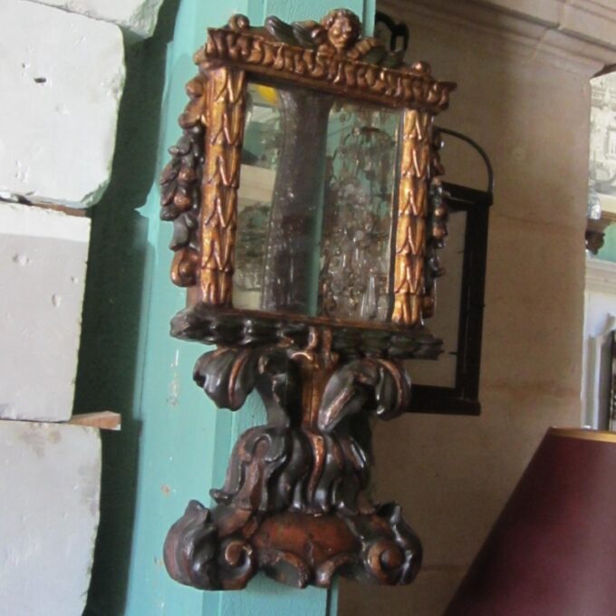 Small 18th Century Continental Mirror - Image 3