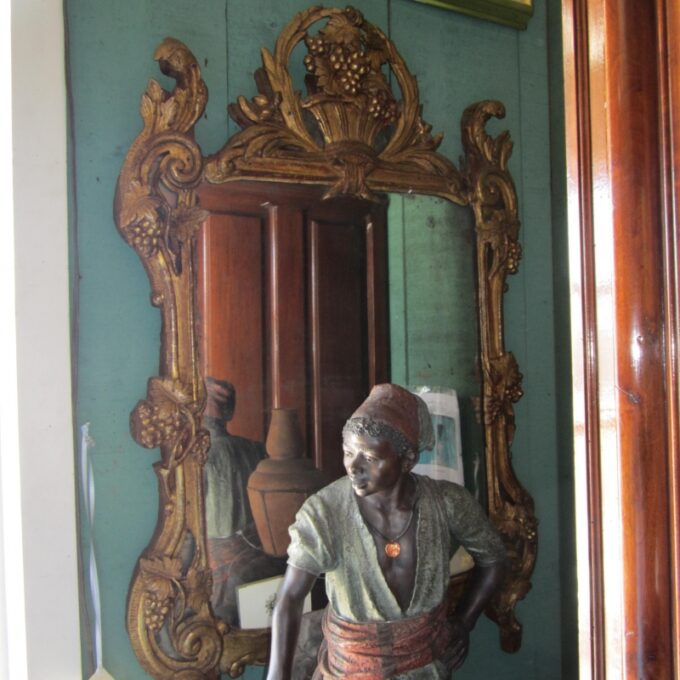 18th C. Louis XV Bois Dore Mirror