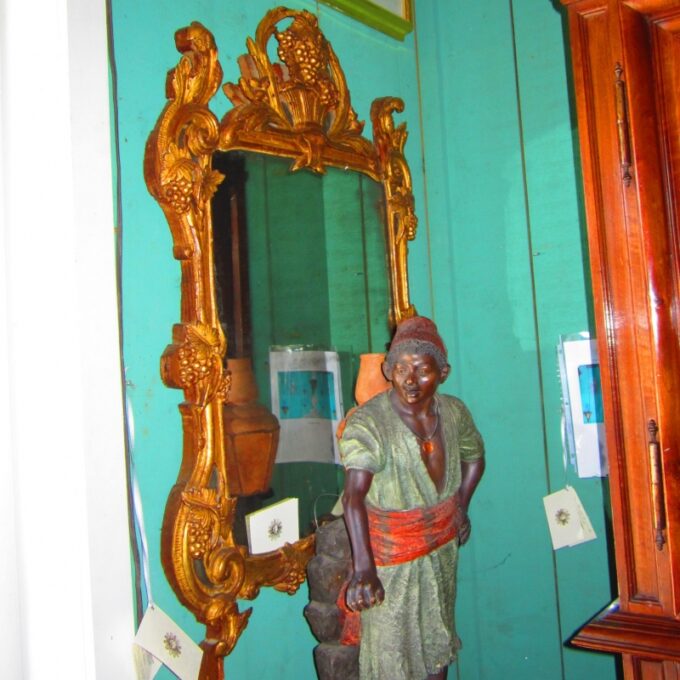 18th C. Louis XV Bois Dore Mirror - Image 2