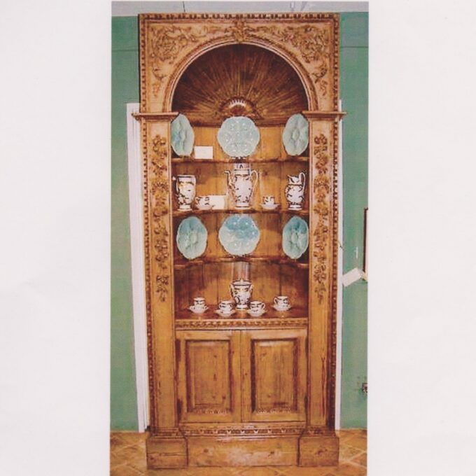 A Very Good 18th Century George III Pine Corner Cabinet
