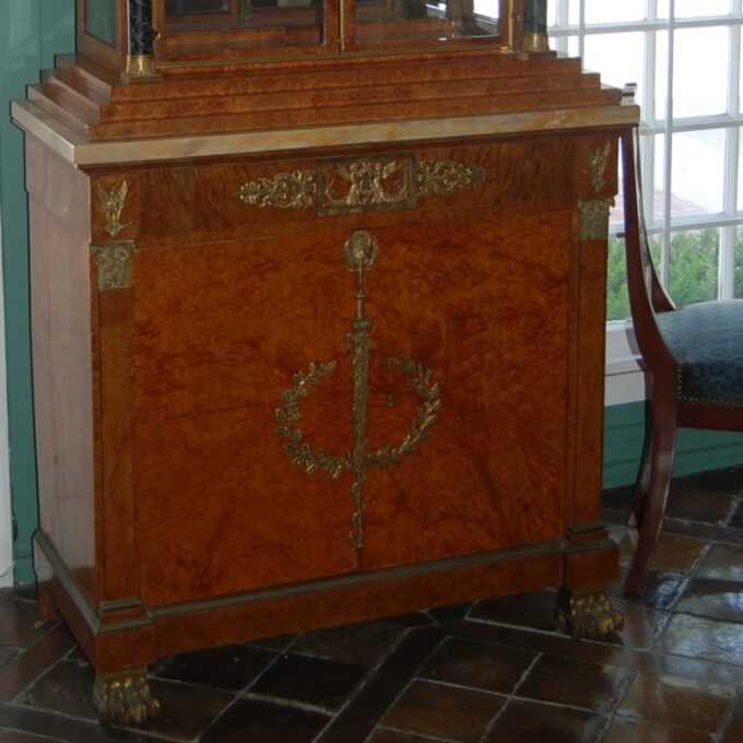 19th Century Charles X Ormolu Mounted Cabinet and Vitrine - Image 3