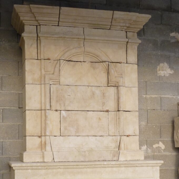 Very Rare 17th Century Trumeau Fireplace