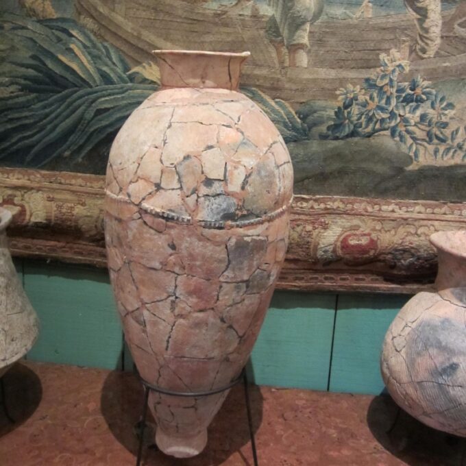 Group Of Three Ancient  Jars Circa 3500 BC - Image 4