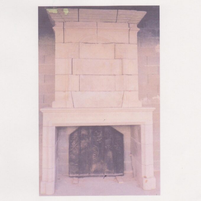 Very Rare 17th Century Trumeau Fireplace - Image 2
