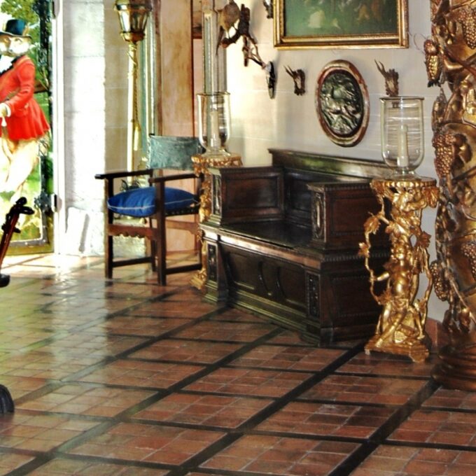 18th Century Floor Tile Parquet Sealed