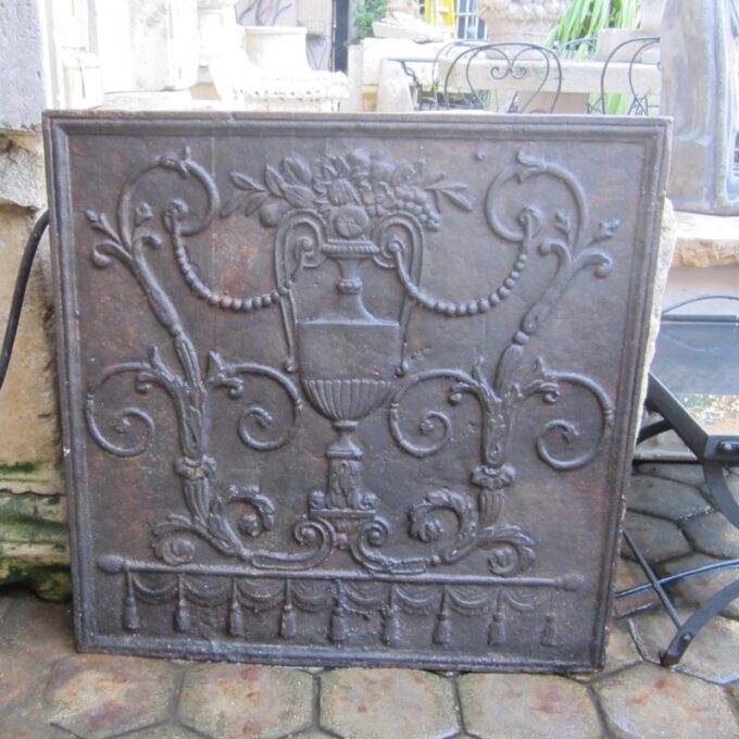 18th Century Rococo Fire Plaque - Image 2