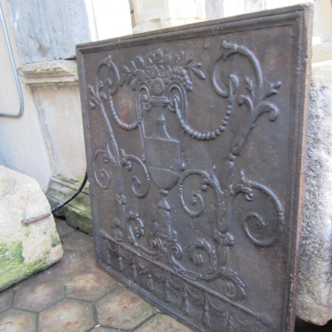 18th Century Rococo Fire Plaque - Image 3