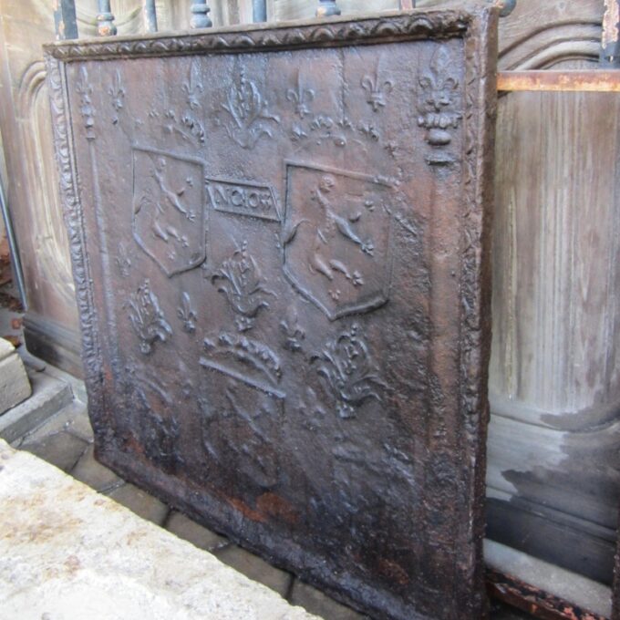 Rare 17th Century Three Gargouilles Fire plaque - Image 3