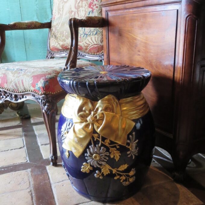 Pair of Late 19th Century "Minton" Garden Seats