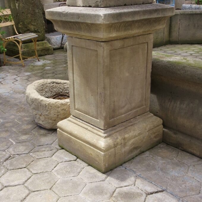 A Beautiful Pair Of 19th Century Stone Pedestal