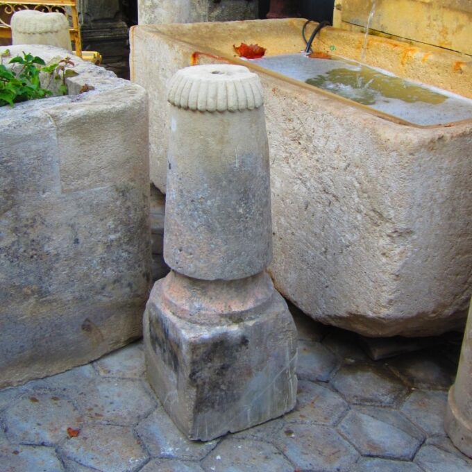 Pair Of 18th Century Stone Base
