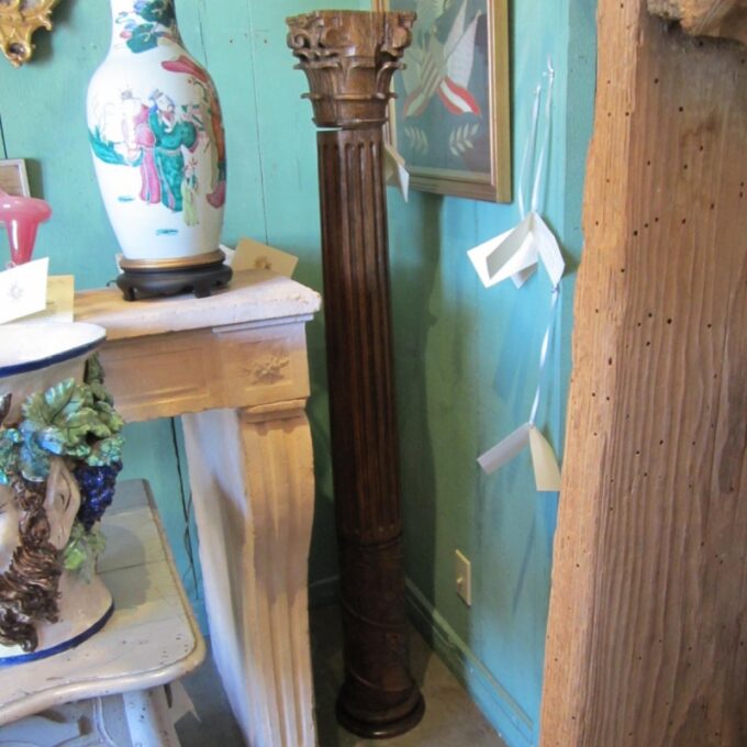 Pair 17th Century Column - Image 4
