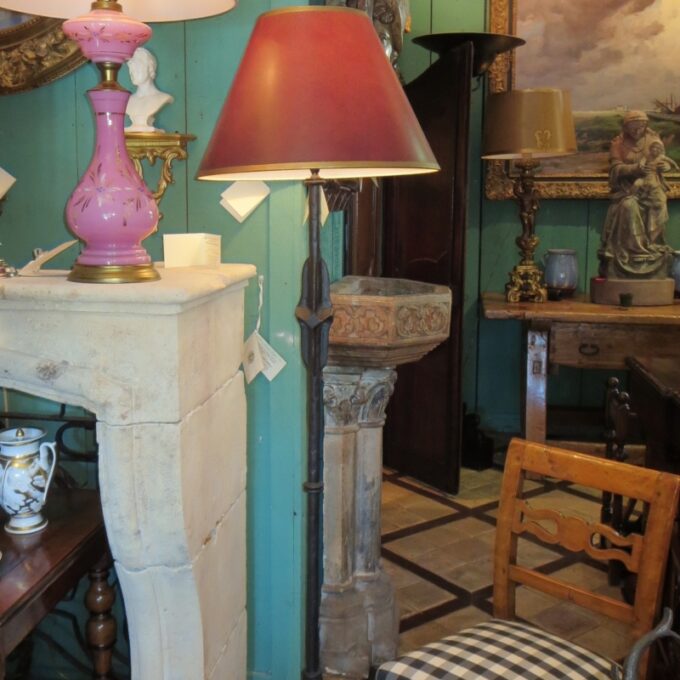 Giacometti Style Hand Forged Floor Lamps