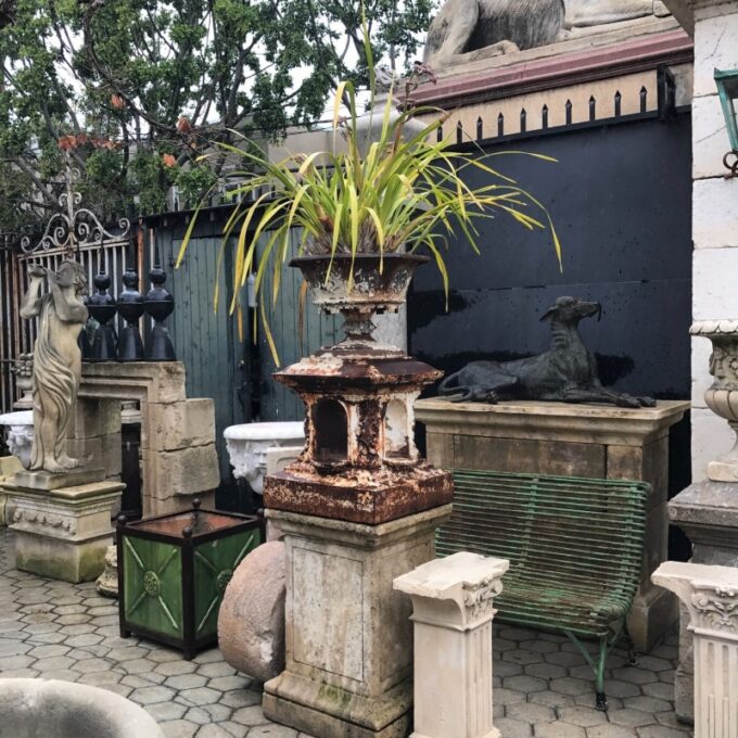 19th Century Neo Gothic Iron Urn - Image 3