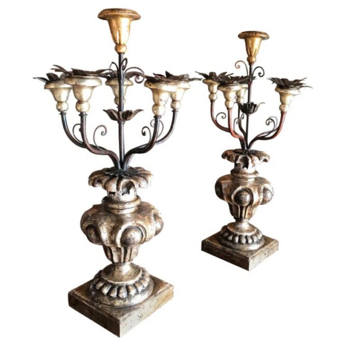 A Good Pair Of 18th Century Girandoles