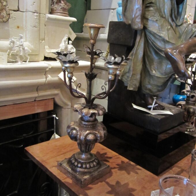 A Good Pair Of 18th Century Girandoles - Image 2