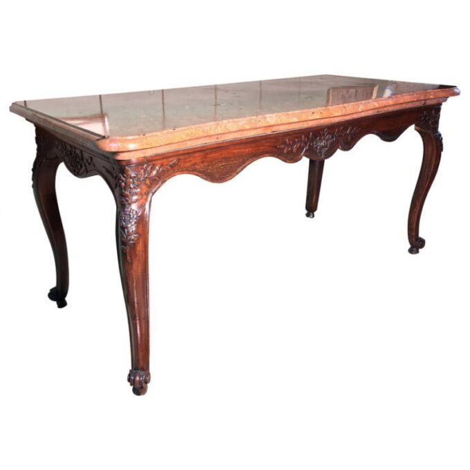 18th C. Louis XV Console Table Hunting Table Console Antiques Los Angeles CA LA