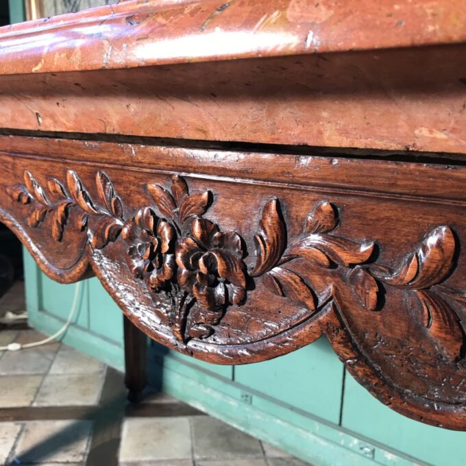 18th C. Louis XV Console Table Hunting Table Console Antiques Los Angeles CA LA - Image 2