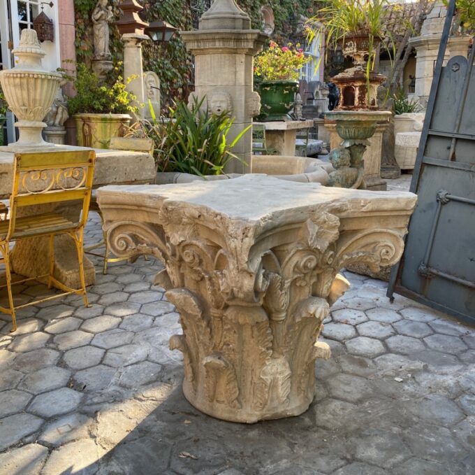 19th Century capital side or center table architectural element - Image 2
