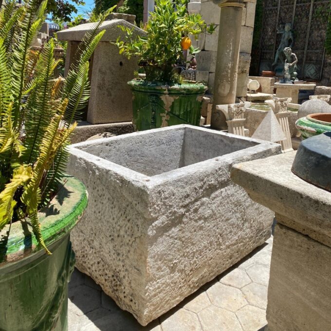 Hand Carved Stone Container Fountain Basin Tub Planter Firepit Trough antiques - Image 2