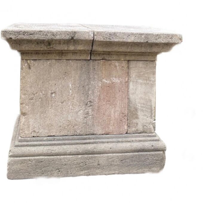 18th Century Stone Pedestal Provence