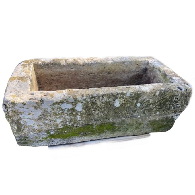 Hand Carved Stone Container Fountain Basin Tub Planter Firepit Trough Antique LA