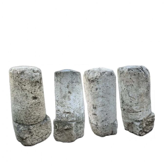 Beautiful 18th Century Stone pedestal bases